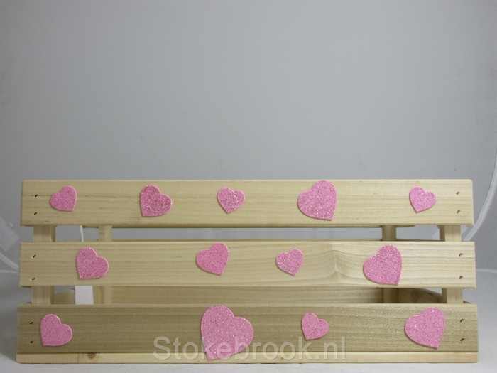 Houten transportkrat smal XS
